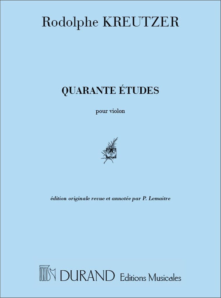 40 Études pour Violon